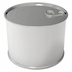 Recipiente Redondo de Metal Kontensan para Almacenamiento de Alimentos, Modelo L725, Dimensiones 99x70mm, Tapa de Fácil Apertura, 0.5 Litros, Origen Turquía - Product Image 2