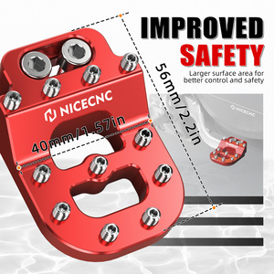 Pédale de frein à double commande NICECNC pour Beta RR RR <span class=keywords><strong>S</strong></span> 200 250 300 390 430 450 480 <span class=keywords><strong>500</strong></span> XTRAINER 300 2013-2024 GasGas EC/<span class=keywords><strong>XC</strong></span> 250 - Product Image 4