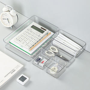 Boîte de rangement en plastique cométique de bureau de haute qualité Transparent acrylique articles divers organisateur de stockage de parfum organisateur en plastique transparent - Product Image 5
