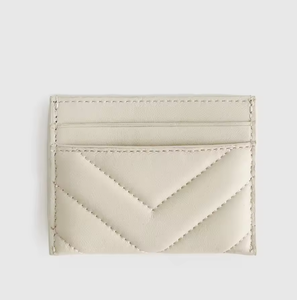 Portefeuille court pour femmes, mode féminine, avec décoration matelassée, logo personnalisé - Product Image 2