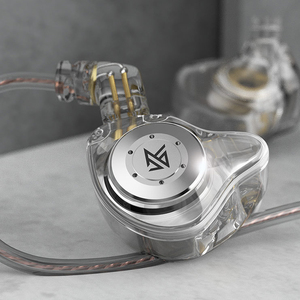 Auriculares transparentes intrauditivos con triple controlador, auriculares con cable para monitoreo, ideales para presentaciones en escenario y escucha de música. - Product Image 3