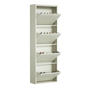 Armoire à <span class=keywords><strong>chaussures</strong></span> en métal à 3/4 tiroirs armoire à <span class=keywords><strong>chaussures</strong></span> en acier étagère à <span class=keywords><strong>chaussures</strong></span> étroite armoire de rangement pour couloir de maison vente en gros - Product Image 5