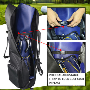 900D Thickened Single Layer Golf <strong>Bag</strong> with Zipper Waterproof Travel Aircraft Shipping Ball <strong>Bag</strong> Includes <strong>Rain</strong> Cover - Product Image 5