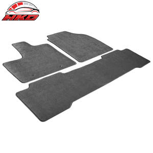 พรมปูพื้นสำหรับ Acura MDX 01-06 พรมหน้าและหลัง สีเทา 3 ชิ้น - ผ้ากำมะหยี่ - Product Image 3