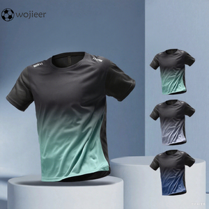 WOJIEER, <span class=keywords><strong>ropa</strong></span> deportiva <span class=keywords><strong>para</strong></span> hombre, conjunto de entrenamiento, camiseta de secado rápido, pantalones cortos, <span class=keywords><strong>gimnasio</strong></span>, correr, Fitness, traje de entrenamiento, <span class=keywords><strong>ropa</strong></span> atlética de verano - Product Image 1