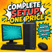 PC de bureau commercial personnalisé OEM, ensemble complet, Hygon C86 3350, 8 Go DDR4, 512 Go NVMe SSD, GPU 2 Go, moniteur 23,8 pouces, certifié CE