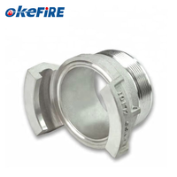 Raccord mâle en aluminium de type français Okefire DSP haute pression