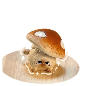 Caja Sorpresa de Resina con Figura de Gato Hongo Pequeño, Linda Decoración de Escritorio, Juguete Coleccionable de Dibujos Animados para Niños y Adultos - Product Image 5