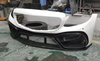 Pare-chocs avant pour Mercedes Benz W205 C63 C63s C43 Coupé Berline, Spoiler de pare-chocs arrière, Diffuseur en fibre de carbone, Kit carrosserie