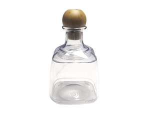 375ML Mini Tequila <strong>Bottle</strong> <strong>Drinking</strong> Cups Cocktail Patron Tequila <strong>Bottle</strong> with Cork Plastic Patron Tequila <strong>Bottles</strong> with <strong>Straw</strong> - Product Image 5