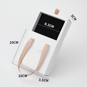 Đồ trang sức vòng cổ bao bì Vòng đeo tay Nhẫn bán buôn vận chuyển đồ trang sức sang trọng hộp biểu tượng ngăn kéo Quà Tặng thủ công hộp giấy với xử lý - Product Image 6