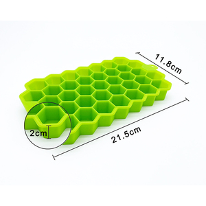 Linh hoạt Silicone <span class=keywords><strong>Ice</strong></span> <span class=keywords><strong>Cube</strong></span> khuôn mẫu, không dính Khay cho Whiskey & đồ uống - Product Image 6