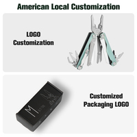 Benutzerdefiniertes Logo Taschen-Multitool Messer EDC Kleines Multifunktionswerkzeug Schere Taktisches Schweizer Camping-Multitool Zange