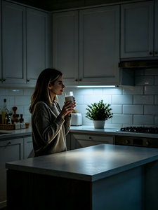 <b>Wireless</b> Chargeable LED Night Lamps Smart Body Sensor <b>Light</b> Bar for Kitchen Wardrobe Bedside Bedroom 5V Input Voltage Cabinets - Product Image 6