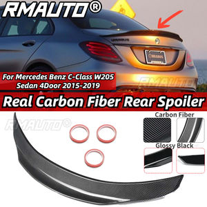 Alerón Trasero de Fibra de Carbono RMAUTO PSM, Kit de Carrocería para Mercedes Benz Clase C W205 Sedán 4 Puertas 2015-2019, Accesorios para Automóviles - Product Image 1