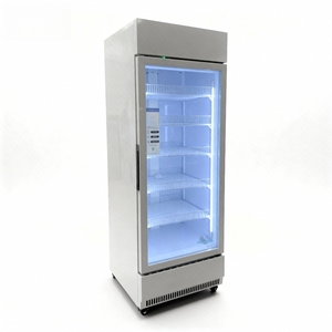 Verticale directe koeling glazen deur displaykast frisdrank supermarkt commerciële koelkast vriezer - Product Image 4