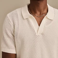 Nouveau modèle de polos pour hommes 100% coton, haute qualité, broderie personnalisée, logo, décontracté, manches courtes, tricoté