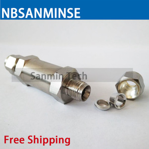 Filtre à embout en acier inoxydable NBSANMINSE SS316L 5UM, filtration à haute pression pour l'huile, l'eau et l'air - Product Image 2