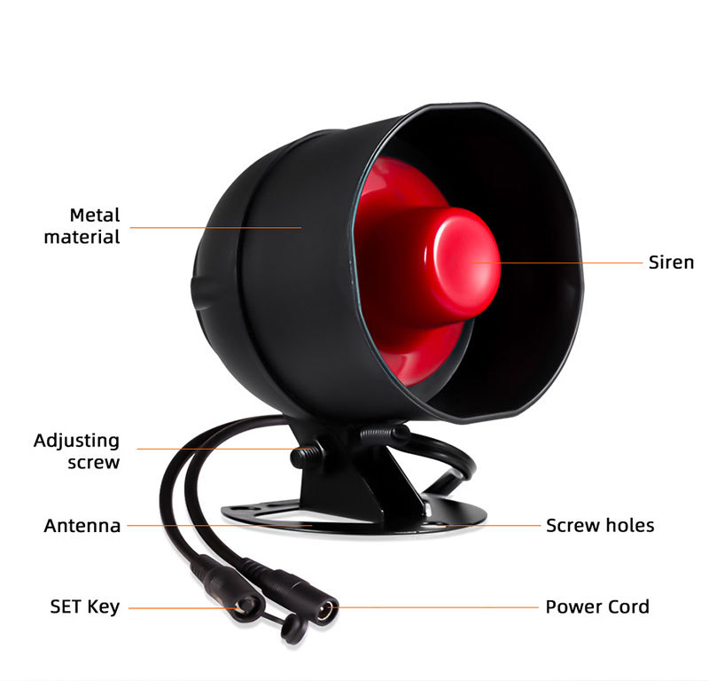 High Ddecibel Siren 433MHz Wireless Door Windows Sensor Tuya WiFi Alarm System Smart Home Security Burglar Alarm · image 3