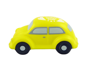 Antistress a Forma di Auto <span class=keywords><strong>Beatles</strong></span> Gialla in PU, Logo Personalizzato, Giocattolo Antistress a Forma di Veicolo, Ornamento da Scrivania - Product Image 5