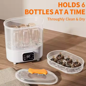 Wholesale OEM Hangjia HJ-E04 Electric <b>Baby</b> <b>Bottle</b> Steam Sterilizer Drying High Capacity 1200ml LCD Display 500W Household <b>Baby</b> - Product Image 6