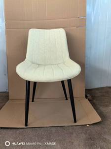 Italian Luxury High-end Restaurant <strong>Armchair</strong> with Minimalist Soft Upholstery Black Velvet <strong>Dining</strong> Chair - Product Image 2