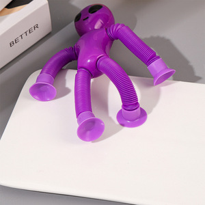 Juguete telescópico alienígena con ventosa, disponible en stock - juguete único, que cambia de forma y se estira - divertido juguete antiestrés para regalar - Product Image 4