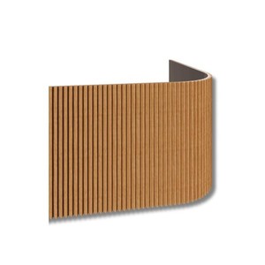나무 벽 탬버 하프 라운드 공장 가격 나무 패널 벽 장식 - Product Image 2