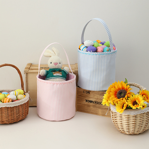 Cesta de Pascua al por mayor <span class=keywords><strong>para</strong></span> niños, diseño de conejo, <span class=keywords><strong>para</strong></span> regalo, decoración de Pascua, cesta de caza de huevos, regalo personalizado <span class=keywords><strong>para</strong></span> fiestas y festivales - Product Image 5
