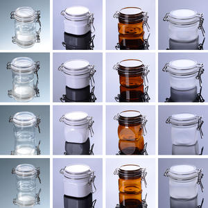 Faible QUANTITÉ MINIMALE DE COMMANDE clair 350ml rond en plastique <span class=keywords><strong>kiner</strong></span> pot pour sel de bain beurre pour le corps du visage boue - Product Image 5