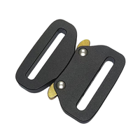 Boucle à dégagement rapide tactique en alliage d'aluminium personnalisée de haute qualité JQR LX005 - Attache de sangle polie durable pour sacs et équipements canins