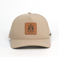 Casquette Snapback à logo brodé et patch en cuir personnalisé, modèle laser, très demandée