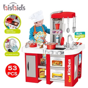 Set da Cucina <span class=keywords><strong>Giocattolo</strong></span> Multifunzionale da 53 Pezzi per Giochi di Ruolo e Simulazione di Cottura - Product Image 2