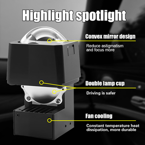 Yükselen son far yükseltme yüksek düşük işın Mini 1.5 inç LED modülü <span class=keywords><strong>Lens</strong></span> Matrix Biled projektör <span class=keywords><strong>Lens</strong></span> 1.5 inç Biled <span class=keywords><strong>Lens</strong></span> - Product Image 3