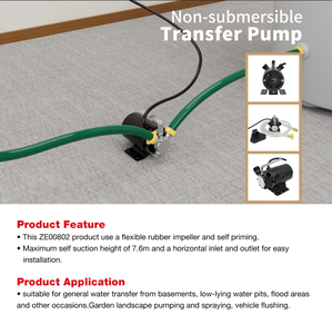 <span class=keywords><strong>Pompe</strong></span> électrique multi-usage <span class=keywords><strong>auto</strong></span>-amorçante pour tuyau d'arrosage, non submersible, petite, pour transfert d'eau sous pression - Product Image 2