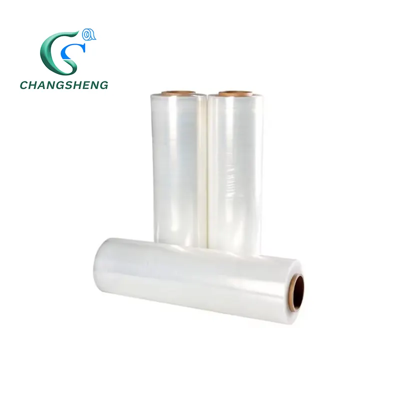 Good service Fast Delivery Clear Or Black Pallet Wrapping 23 Micron Lldpe Stretch Film Roll