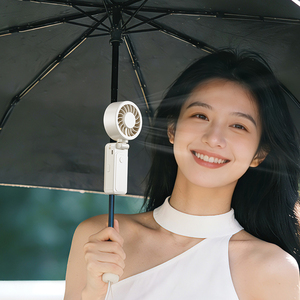 Ventiladores Mini Eléctricos Personalizados con Batería, Recargables por USB, Portátiles, de Mano, para Exteriores, Domésticos, Plegables de Plástico - Product Image 3