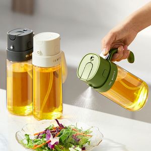 2024 New Trend Design 550ml Glass Oil <b>Pot</b> Oil Sprayer Pour & Spray Kitchen Cooking Olive Oil Dispenser Bottle With Handle - Product Image 5