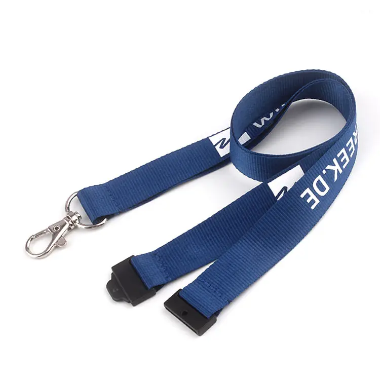 Good Service Factory Offer Lanyard 15mm In 5/8 Inch Wide Lanyard With Safety Breakaway Add On