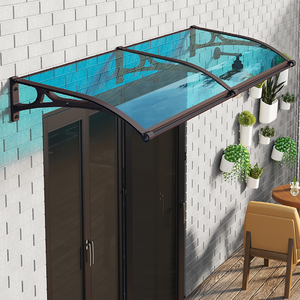 <span class=keywords><strong>Toldo</strong></span> Manual Moderno de Policarbonato Amas para Ventanas y Puertas - Cubierta de Marco de Plástico para Bricolaje con Garantía de 10 Años - Product Image 1