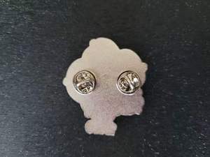 Broche en émail blanc personnalisée avec rose, accessoires de sororité Zeta Phi Beta, broche de sororité, broche de la fraternité, broche de revers - Product Image 3