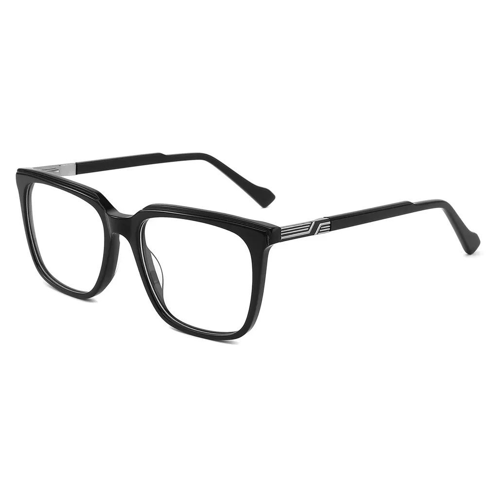 2023 Optische Rahmen Neue progressive Brillen Modedesigner Acetate Square Frames für Männer Frauen Gaming