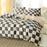Ensemble de couvre-lit matelassé à ultrasons imprimé de luxe, couvre-lits imprimés matelassés pour toutes les saisons avec couvre-lit et taies d'oreiller