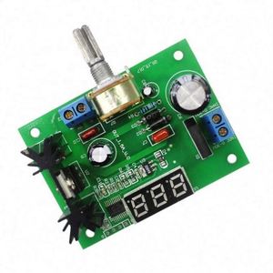 <span class=keywords><strong>LM317</strong></span>-Módulo de fuente de alimentación reductor de regulador de voltaje ajustable + voltímetro <span class=keywords><strong>LED</strong></span> - Product Image 2