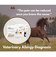 Kit de détection d'allergie équine vétérinaire Bandelettes de test d'outil de diagnostic de quantification IgE pour le test de réponse immunitaire des chevaux