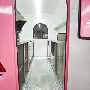 Nuovo Rimorchio per Trasporto Alimenti in Acciaio Inox, Food Truck, Rimorchio per <span class=keywords><strong>Catering</strong></span> Mobile Completamente Attrezzato, Carrello Mobile per Birra e Gelati da Esterno, 5 Anni di Garanzia - Product Image 4