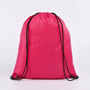 Bolsa de Poliéster Personalizada con Cordón de PP Resistente, Color Rojo, Bolsa Ecológica para Zapatos, Bolsa Promocional, Bolsa de Almacenamiento, Bolsa para Ropa - Product Image 5