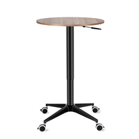 Table basse multifonctionnelle pour salle à manger et salon, style nordique, écologique, moderne, en bois massif, réglable en hauteur