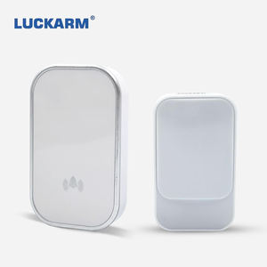 Installation facile Volume réglable 38 carillons Portée de 130m Sans batterie Sonnette sans fil Télé<span class=keywords><strong>phone</strong></span> de porte audio - Product Image 1