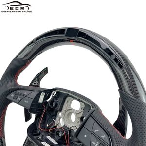 Volante de fibra de carbono LED personalizado privado Ever-Carbon Racing ECR para <span class=keywords><strong>Audi</strong></span> <span class=keywords><strong>Q7</strong></span> Q8 SQ7 SQ8 2020-2023 <span class=keywords><strong>Audi</strong></span> volante - Product Image 3